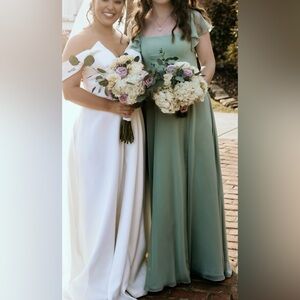 Azazie Dusty Sage, Style Bondi